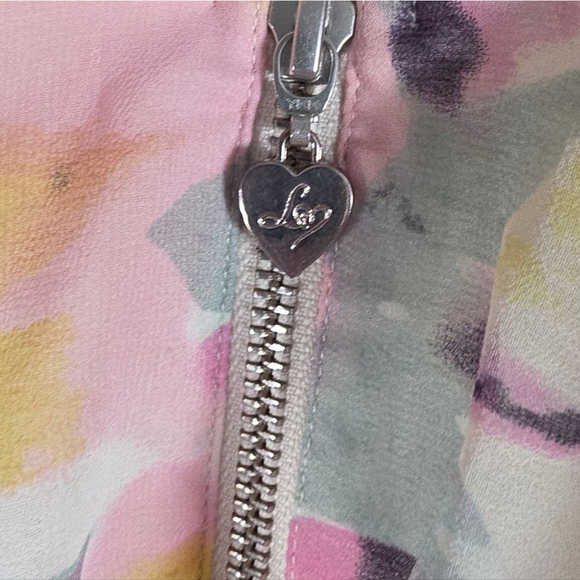 Lipsy London Floral Tube Dress Ruffles Size 4 New - Picture 8 of 15